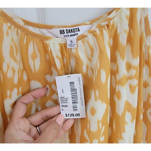 BB Dakota X Steve Madden Turtle 
Island Print Maxi Dress S - Picture 9 of 10